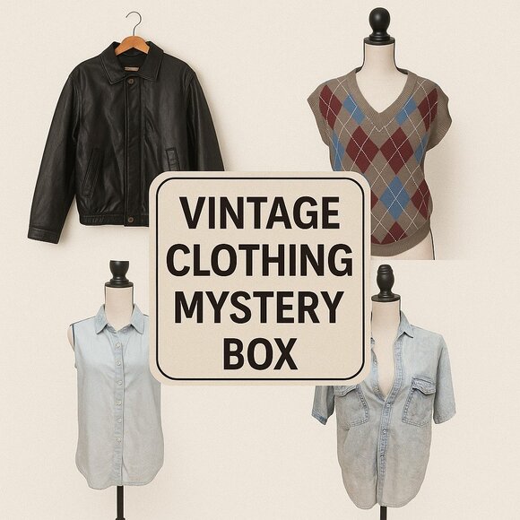 Vintage Dresses & Skirts - 📦 Vintage Clothing Mystery Box | 4–5 Pieces | XS–XXXL | Global Mix